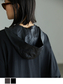 エコレザーフーディースカーフ / Brown&Street（ブラウンアンド