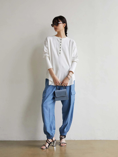 Brown&Street(ブラウンアンドストリート) |シンプルワッフルオーバートップス