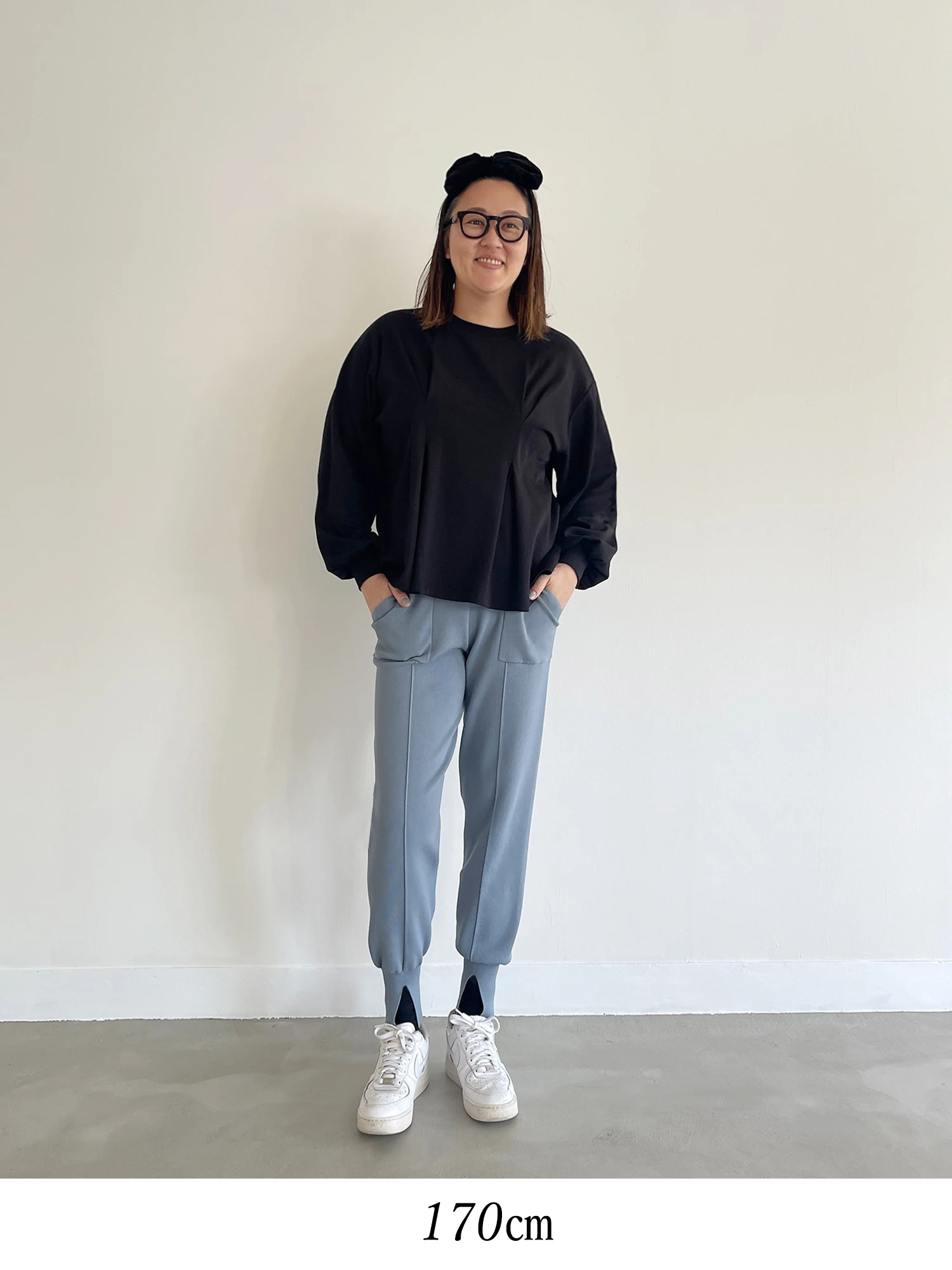裾スリットニットパンツ / Brown&Street(ブラウンアンド 裾スリットニットパンツ / Brown&Street(ブラウンアンド