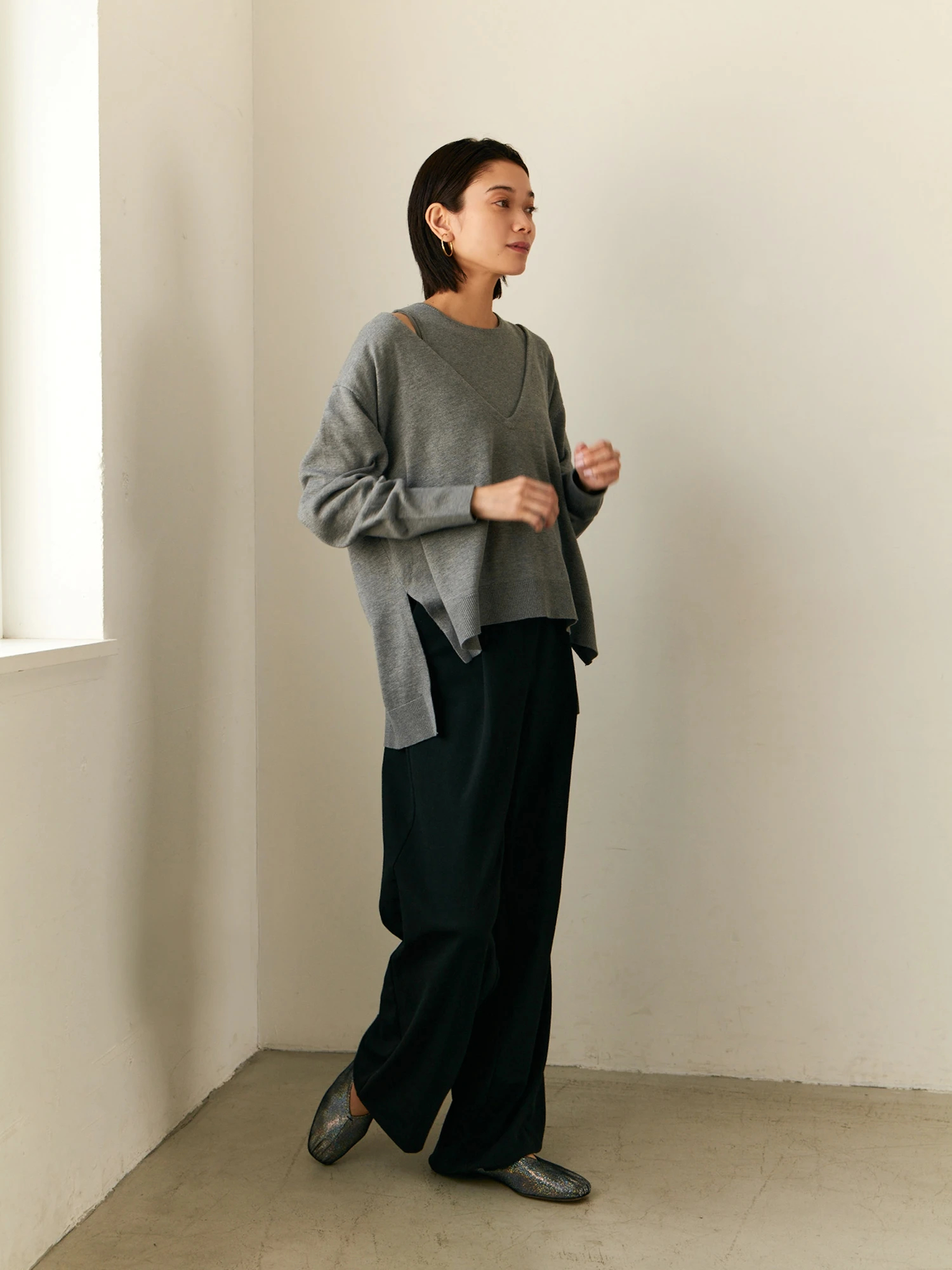 ブラウンアンドストリート Brown&Street 2ピースニット