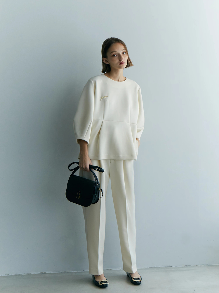 ESTNATION ホワイト ペプラムトップス COLUMN / ペプラムトップス｜ESTNATION ONLINE STORE