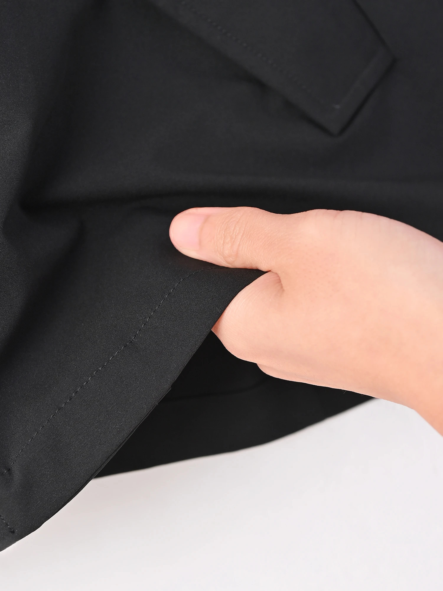 ねむレトロブラウンタイトウエストパーカー TRIFLE フードフリルマウンテンパーカー【セットアップ対応