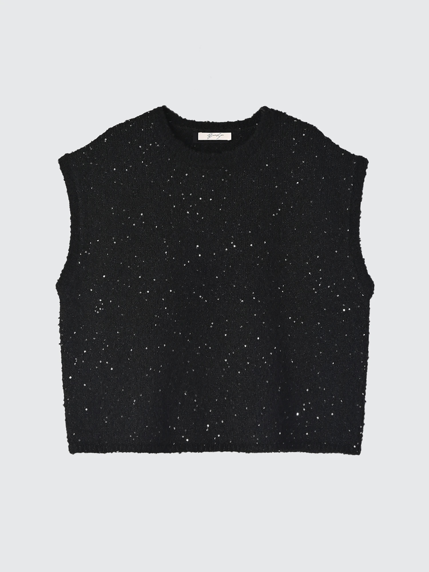 スパンコールニットベスト / Brown&Street（ブラウンアンドストリート  