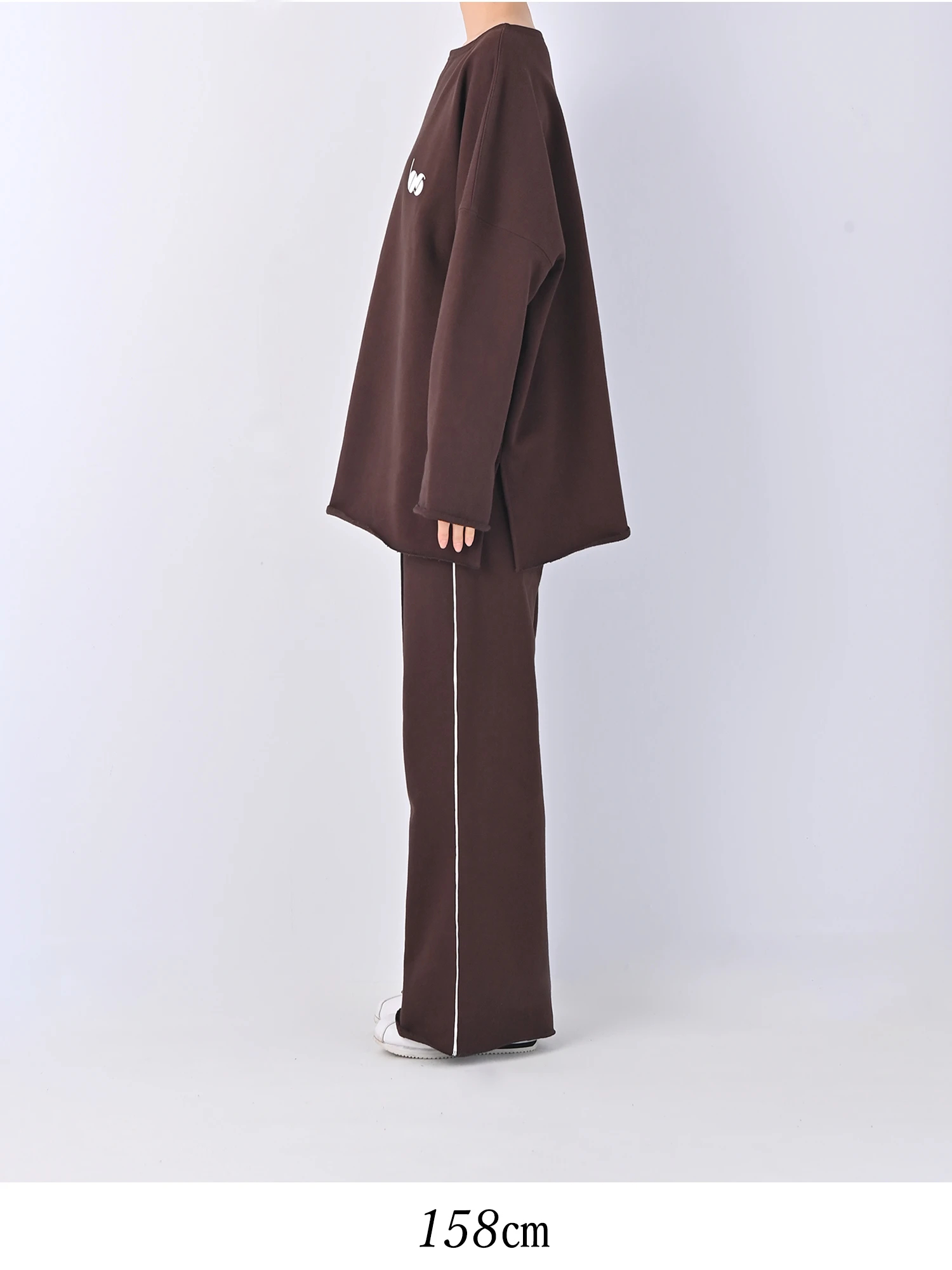 【陽葵】 Ladies スウェットパンツセットブラウンL bs裏毛スウェットパンツ【セットアップ対応】 / Brown&Street