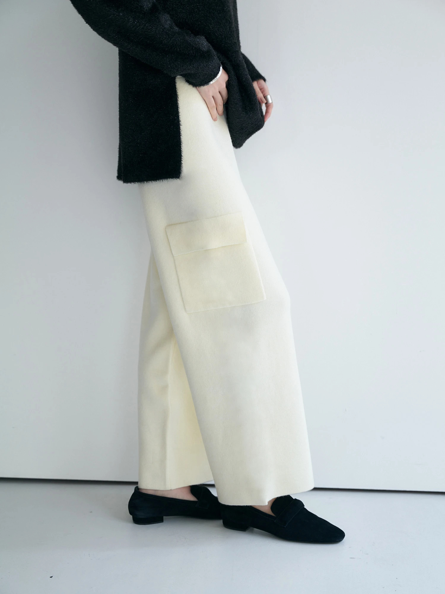 UNOF KNIT PANTS ふじあみ　ニットパンツ　【新品】 UNOF KNIT PANTS Sサイズ ふじあみ 【公式通販】
