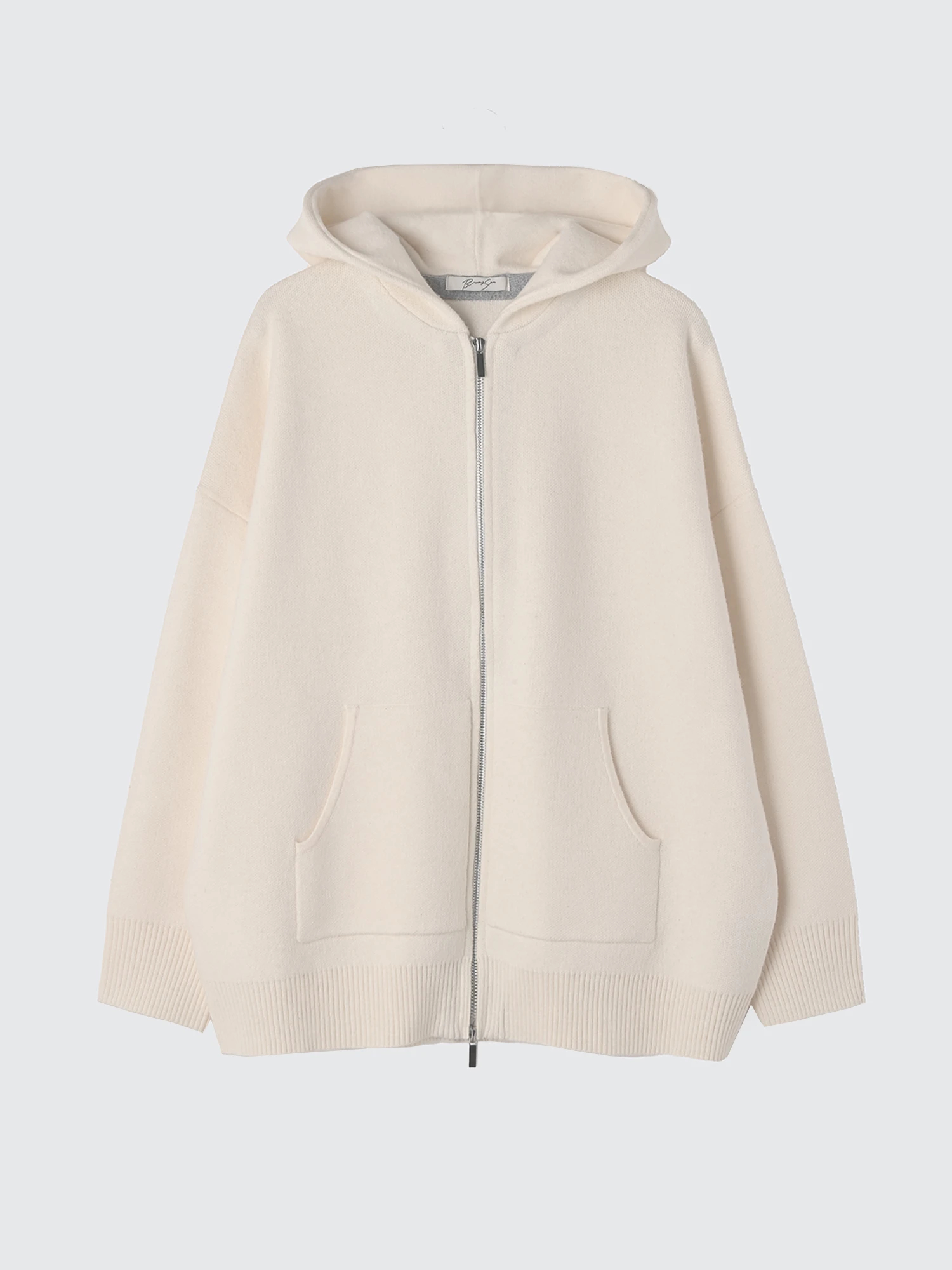 ヘヴィーリッチニットフーディー / Brown&Street（ブラウン