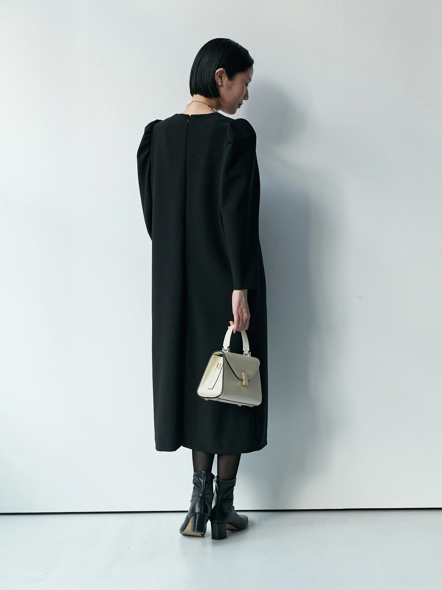 Refine】パフスリーブワンピース / Brown&Street（ブラウンアンド