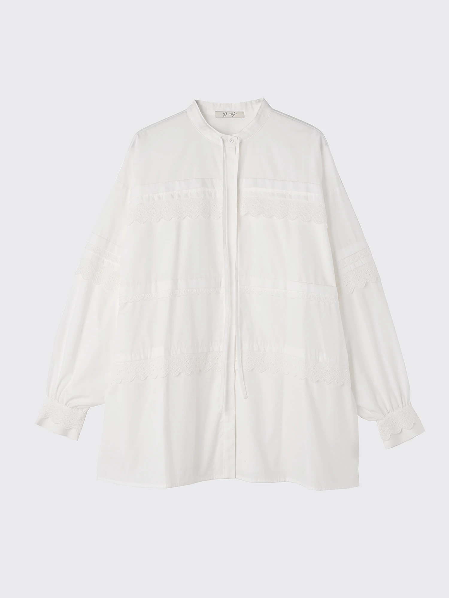 オーバーサイズレースシャツ / Brown&Street（ブラウンアンド