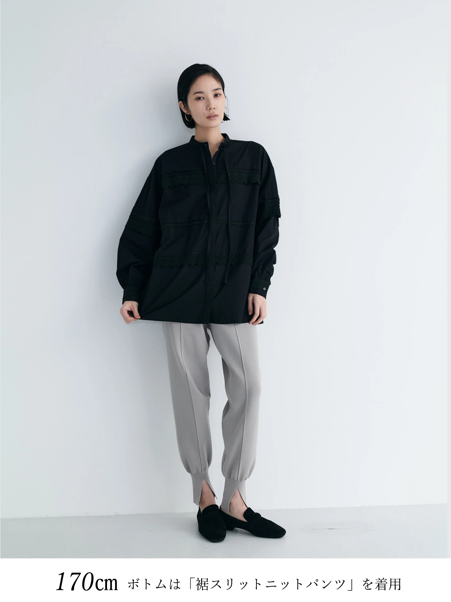 オーバーサイズレースシャツ / Brown&Street（ブラウンアンド