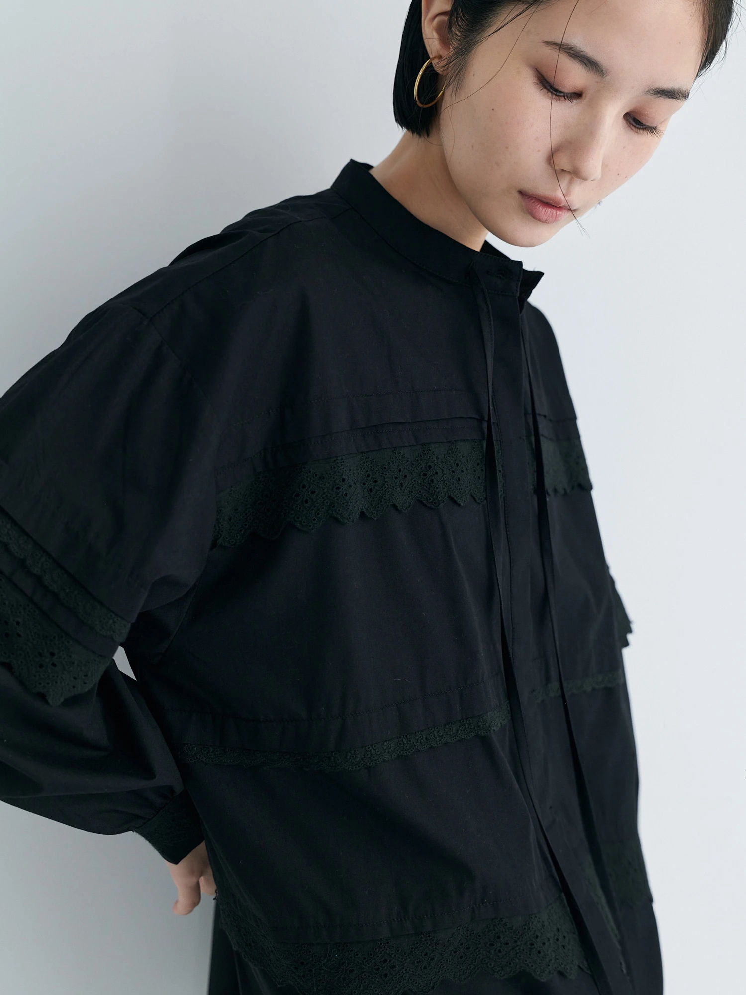 オーバーサイズレースシャツ / Brown&Street（ブラウンアンド