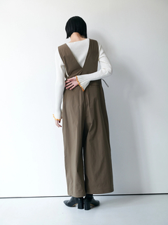 Brown&Street(ブラウンアンドストリート) |ドロストVネックオールインワン