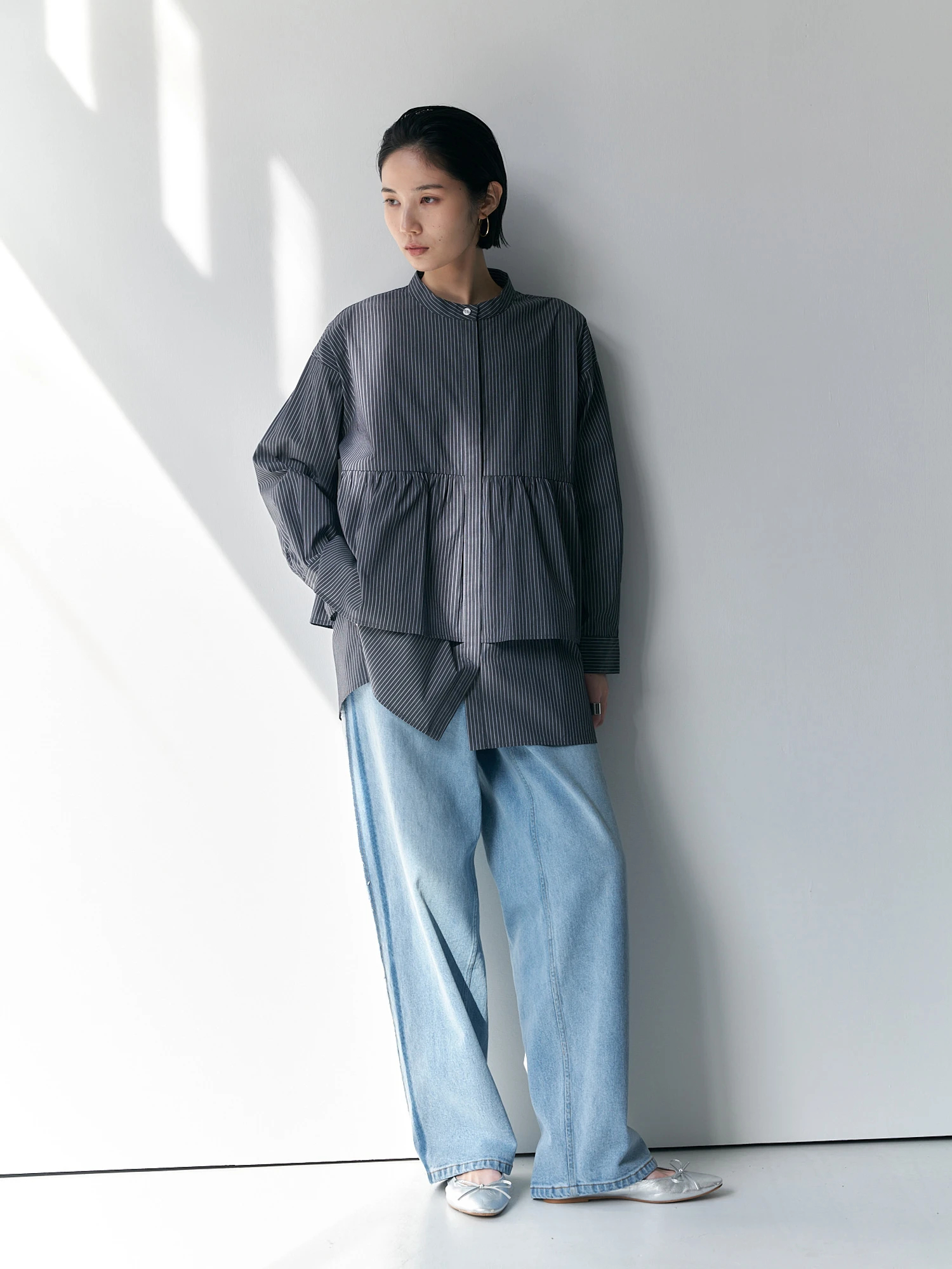 Brown and Street ストライプティアードシャツ ストライプティアードシャツ / Brown&Street（ブラウンアンド