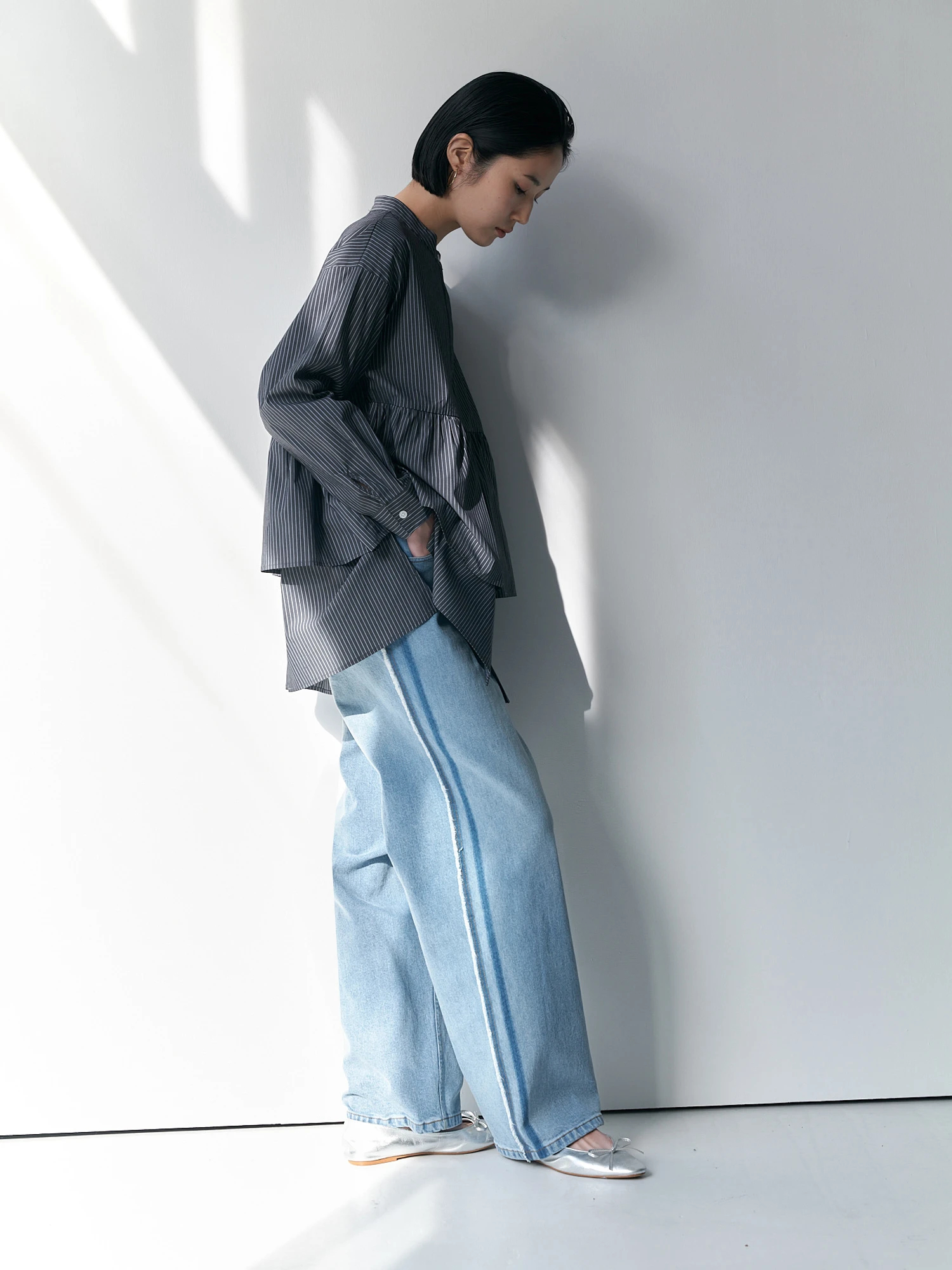 Brown and Street ストライプティアードシャツ ストライプティアードシャツ / Brown&Street（ブラウンアンド