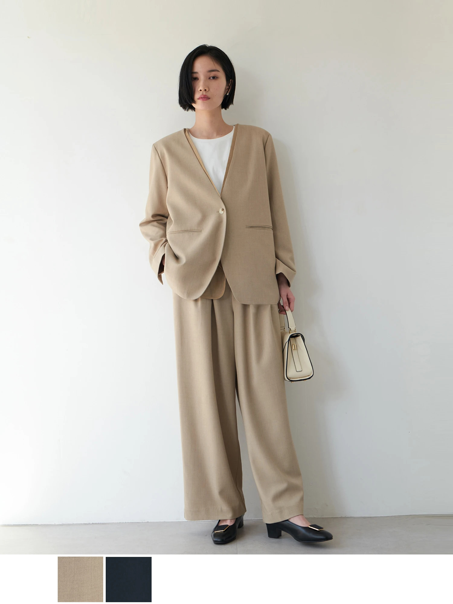 シアー2ピースジャケット【セットアップ対応】 / Brown&Street