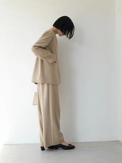Brown&Street(ブラウンアンドストリート) |エフォートレスワイドパンツ【セットアップ対応】