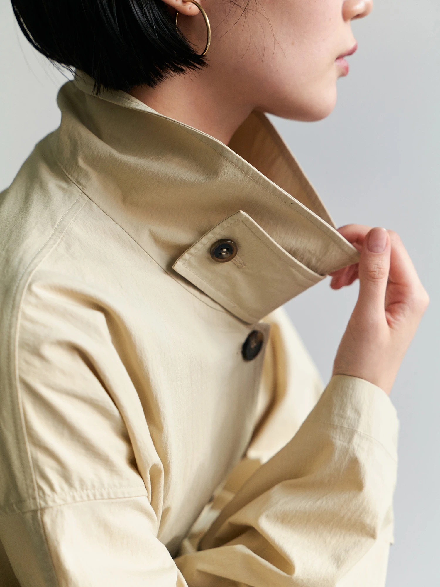 FABRICS ガウン ブーラバス シルクデシンガウン(2 ベージュ): ウェア