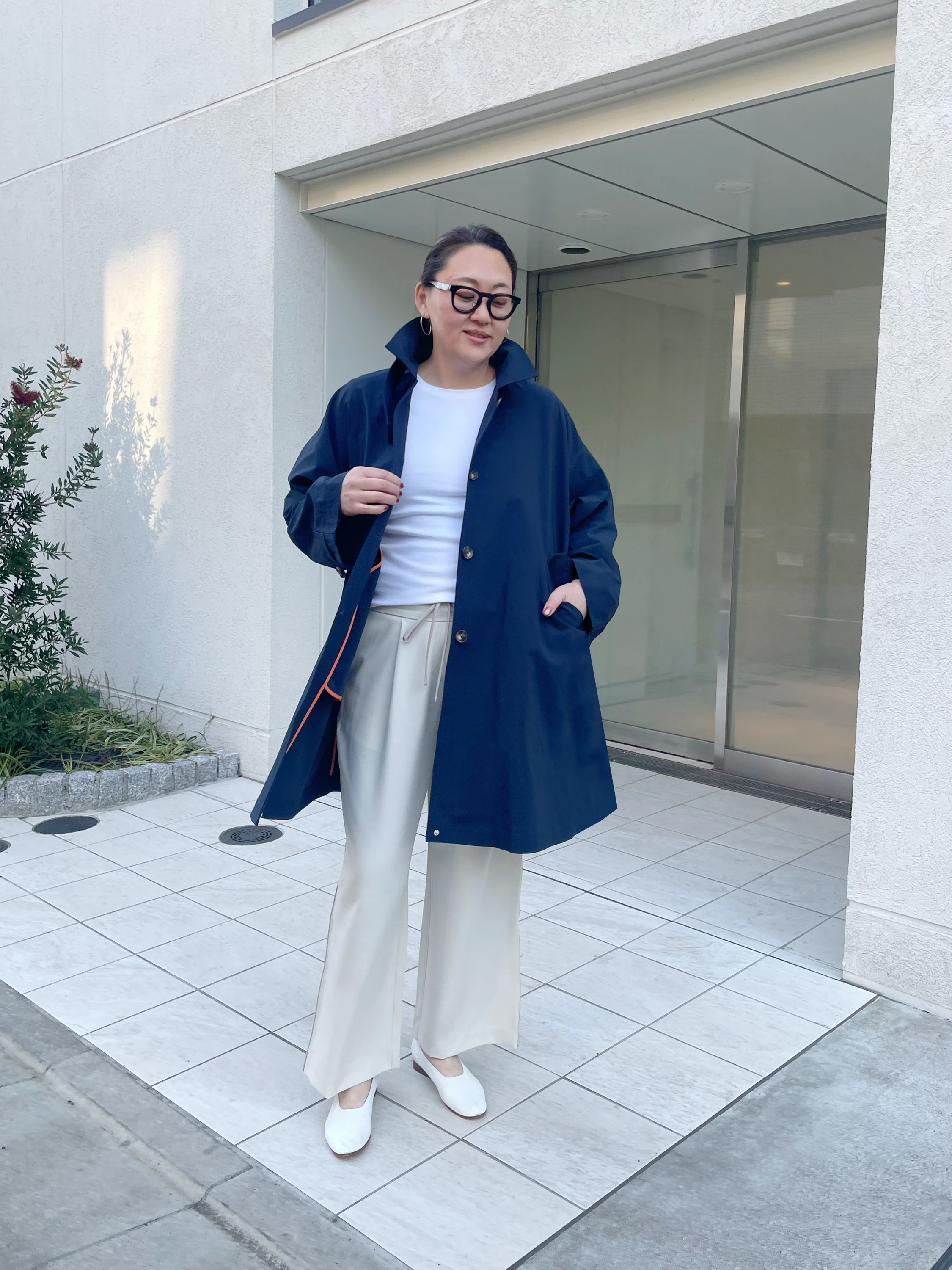 ステンカラーオーバーサイズコート / Brown&Street（ブラウンアンド