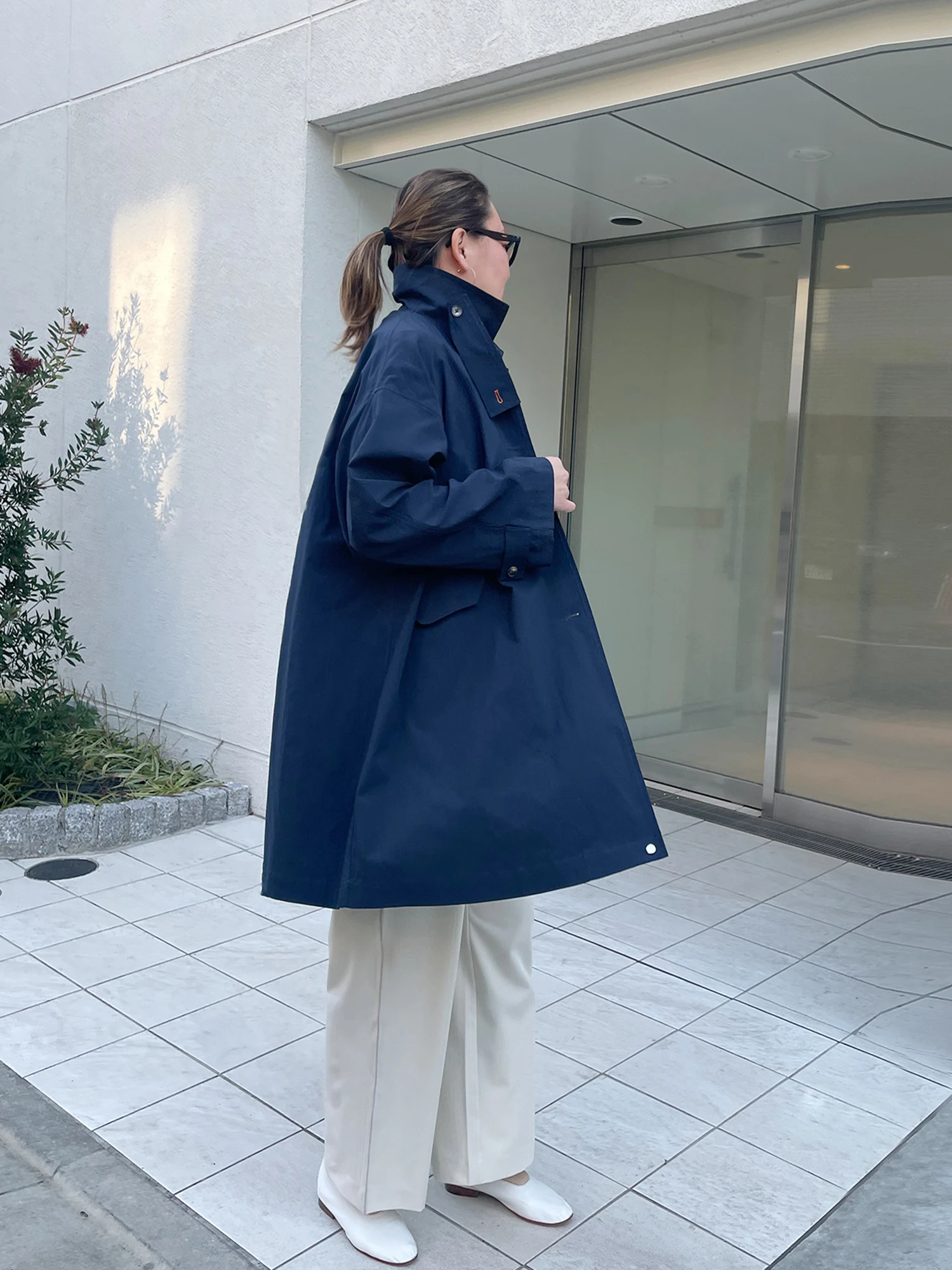 ジュン　オリーブ　コート Amazon | [ジュンレッド] コート ウーリーニットケープステン