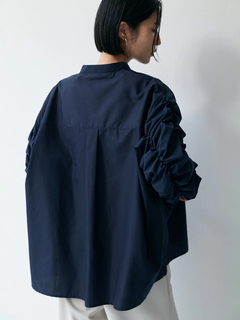 Brown&Street(ブラウンアンドストリート) |シャーリングスリーブシャツ