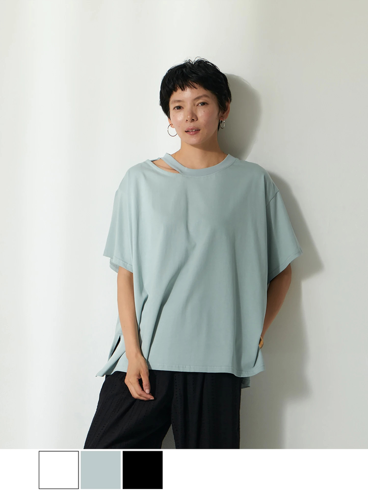 Brown&Street(ブラウンアンドストリート) |ネックデザインTシャツ
