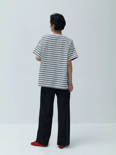 Brown&Street(ブラウンアンドストリート) |アシンメトリーペプラムボーダーT