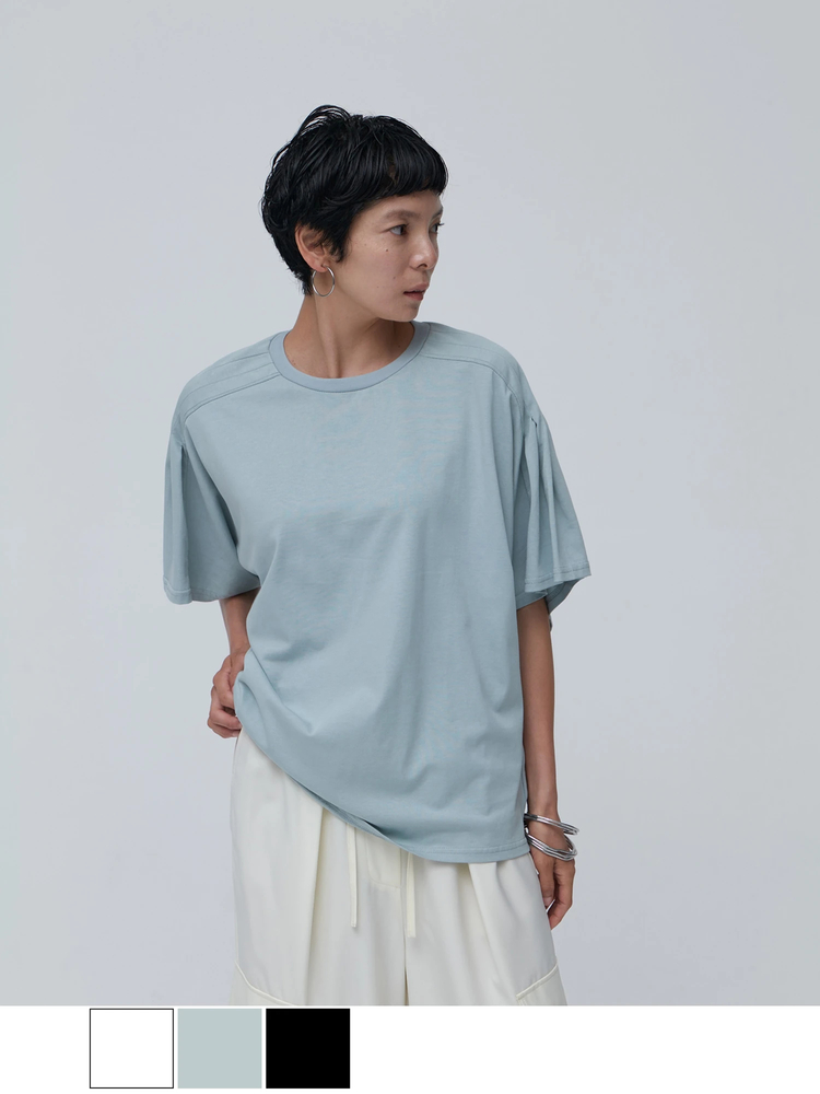 Brown&Street(ブラウンアンドストリート) |ショルダータックTシャツ