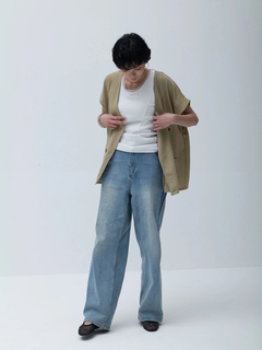 Brown&Street(ブラウンアンドストリート) |リネンライクダブルボタンベスト