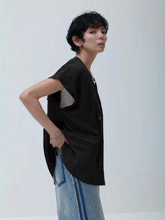 Brown&Street(ブラウンアンドストリート) |リネンライクダブルボタンベスト