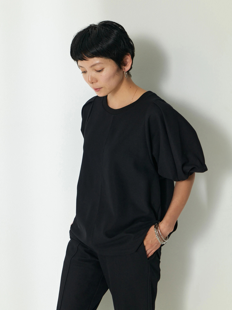 格安即決 Daily Luxe】パフスリーブトップス / Brown&Street（ブラウン トップス