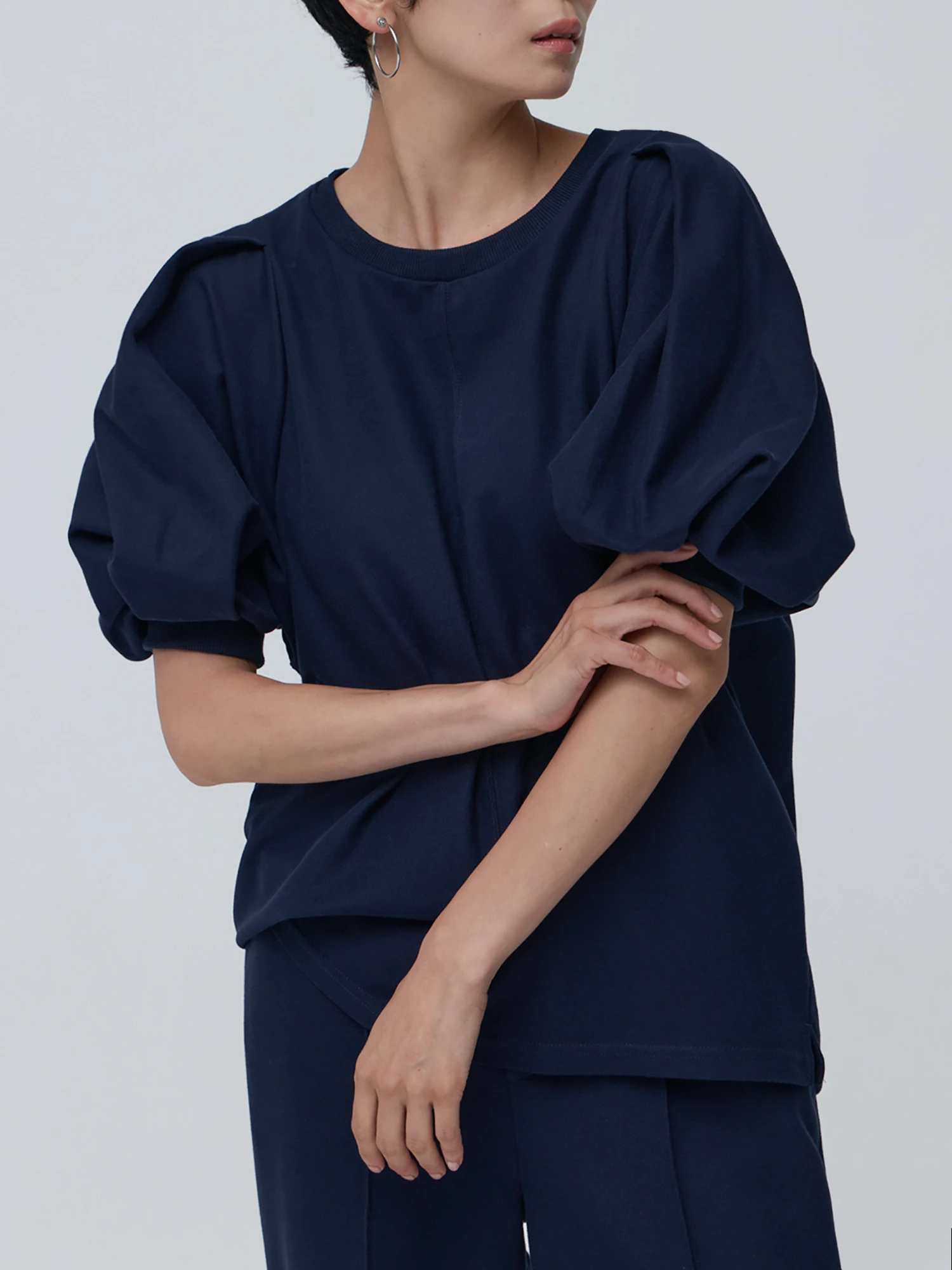 tシャツ 「Daily Luxe」パフスリーブトップス レディース Daily Luxe】パフスリーブトップス / Brown&Street（ブラウン