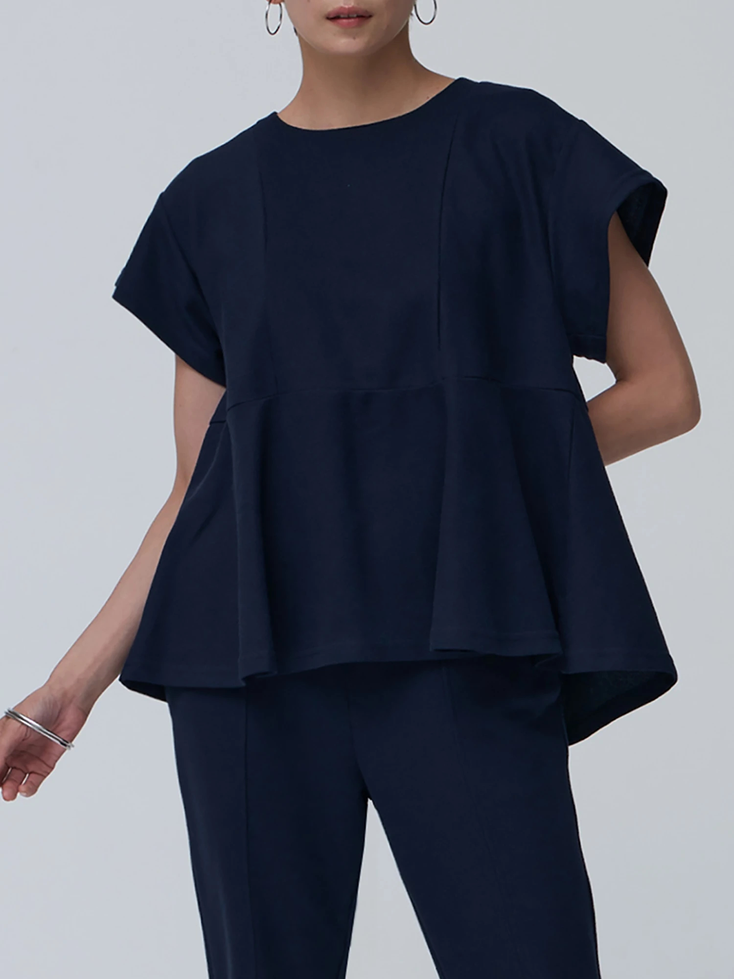 tシャツ 「Daily Luxe」ペプラムトップス レディース Daily Luxe】ペプラムトップス / Brown&Street（ブラウンアンド