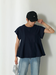 Brown&Street(ブラウンアンドストリート) |【Daily Luxe】ペプラムトップス