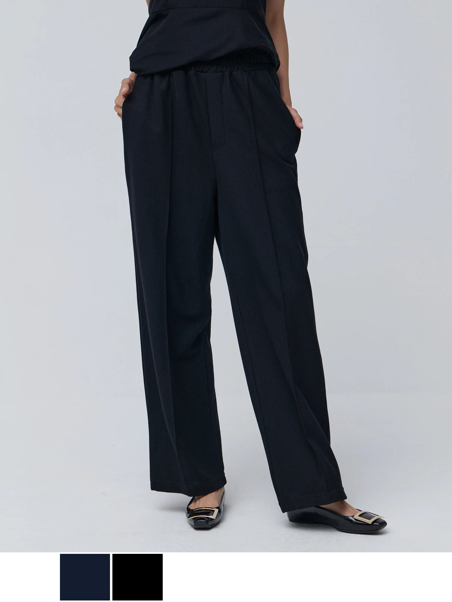 Daily Luxe】セミワイドパンツ / Brown&Street（ブラウンアンド