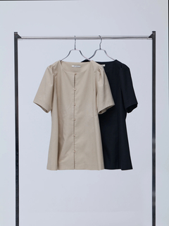 Brown&Street(ブラウンアンドストリート) |リネン混ウエストライントップス