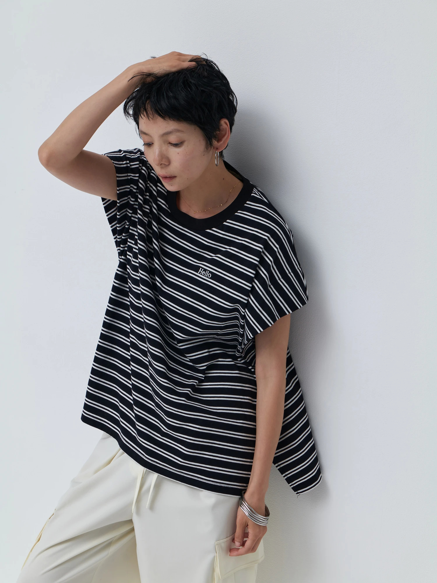 Brown＆Street ブラウンアンドストリート　シアージャガードトップス M/L】シアートップス付きジャガードドレス（ブラウンカーキ）DPSET0762