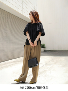 Brown&Street(ブラウンアンドストリート) |スフレバルーンスリーブトップス