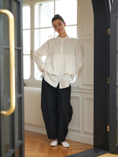 Brown&Street(ブラウンアンドストリート) |プレーンティアードシャツ