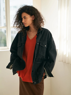 Brown&Street(ブラウンアンドストリート) |【大人っぽい/体型カバー】オーバーサイズデニムジャケット