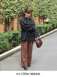 Brown&Street(ブラウンアンドストリート) |【大人っぽい/体型カバー】オーバーサイズデニムジャケット