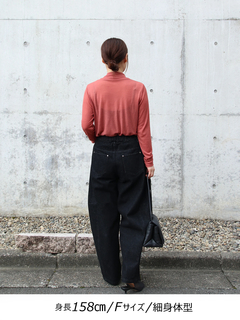 Brown&Street(ブラウンアンドストリート) |【太ももゆったり/体型カバー】カーブデニム