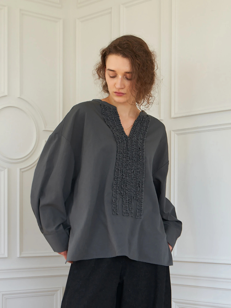 フロントフリルトップス / Brown&Street（ブラウンアンド