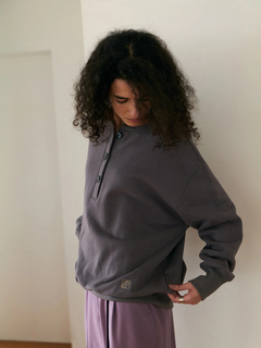 Brown&Street(ブラウンアンドストリート) |【きれいめ顔のカジュアル】ヘンリーネックスウェット