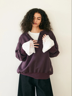 Brown&Street(ブラウンアンドストリート) |【きれいめ顔のカジュアル】ヘンリーネックスウェット