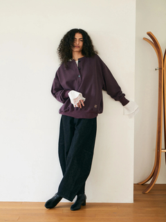 Brown&Street(ブラウンアンドストリート) |【きれいめ顔のカジュアル】ヘンリーネックスウェット