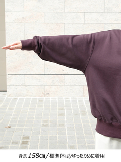 Brown&Street(ブラウンアンドストリート) |【きれいめ顔のカジュアル】ヘンリーネックスウェット