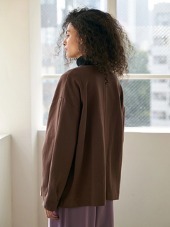 Brown&Street(ブラウンアンドストリート) |【軽やかな“大人の羽織り”】Ｖネックカットソージャケット