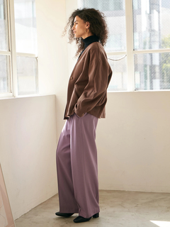 Brown&Street(ブラウンアンドストリート) |【軽やかな“大人の羽織り”】Ｖネックカットソージャケット