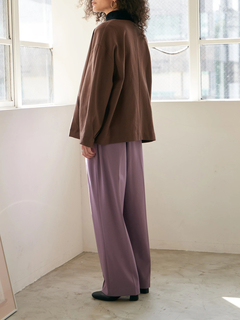 Brown&Street(ブラウンアンドストリート) |【軽やかな“大人の羽織り”】Ｖネックカットソージャケット