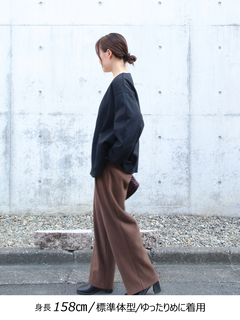 Brown&Street(ブラウンアンドストリート) |【軽やかな“大人の羽織り”】Ｖネックカットソージャケット