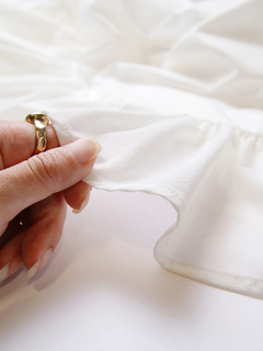 Brown&Street(ブラウンアンドストリート) |【腰まわりカバー】ヘムフリルシャツトップス